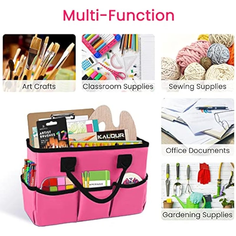 Arabest Desktop Tote Organize, Teacher Helper Tote Bag Organization for Arts - Image 3